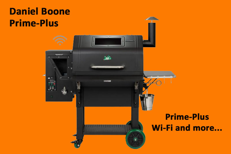 The Green Mountain Daniel Boone is a top-of-the-line pellet grill known for its versatility and superior craftsmanship. Its digital thermostat control offers precise temperature regulation, making it an excellent choice for grilling, smoking, roasting, and even baking.